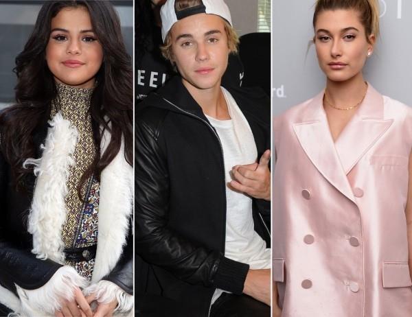 selena gomez, hailey baldwin, justing bieber