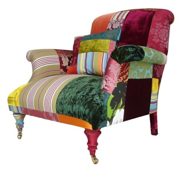 nojatuolin suunnittelu värikkäitä ylellisiä huonekaluja kauniita eläviä ideoita