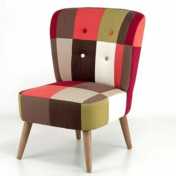 nojatuolin suunnittelu värikäs palakappale kauniita eläviä ideoita