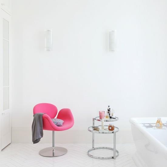 nojatuoli moderni design kylpyhuone hienostunut valkoinen