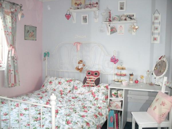 nuhjuinen tyylikäs deco makuuhuoneen vuodevaatteet kukka -aiheita