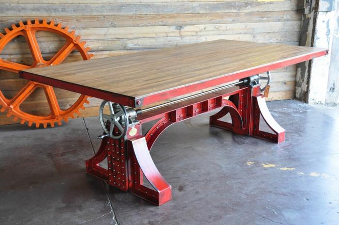 rakentaa nuhjuiset tyylikkäät huonekalut olohuoneen pöydät itse