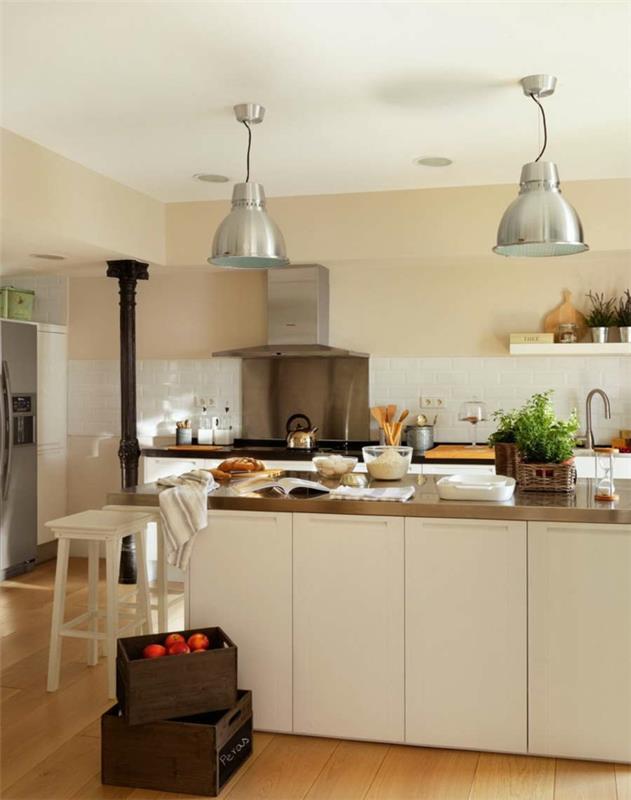 shaker huonekalut moderni keittiö keittiö saari teollisuus riippuvalaisimet