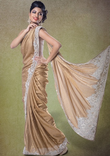 Shimmer Georgette Saree