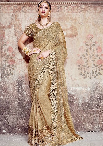 Shimmer Net Saree