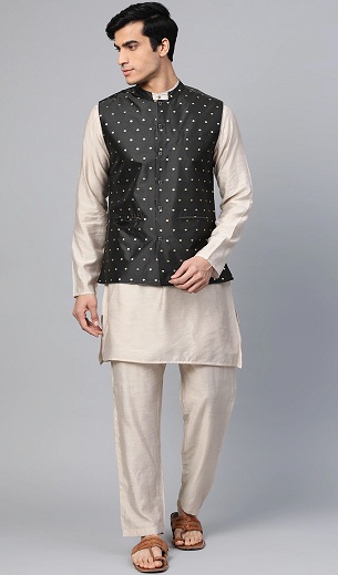 Party Wear Short Kurta With Jacket