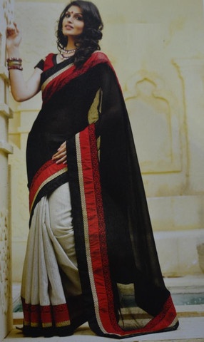 Ombre Shades Silk Saree