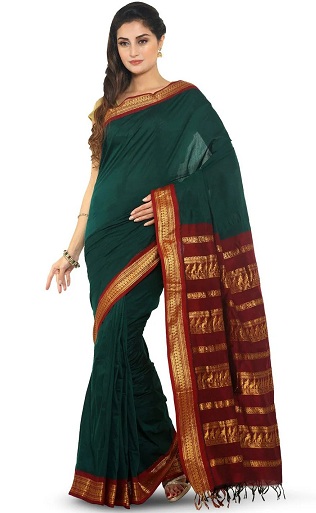 South Cotton Silk Saree