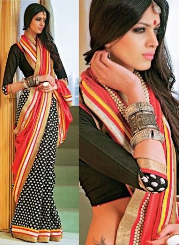 Color Mix Cotton Silk Saree