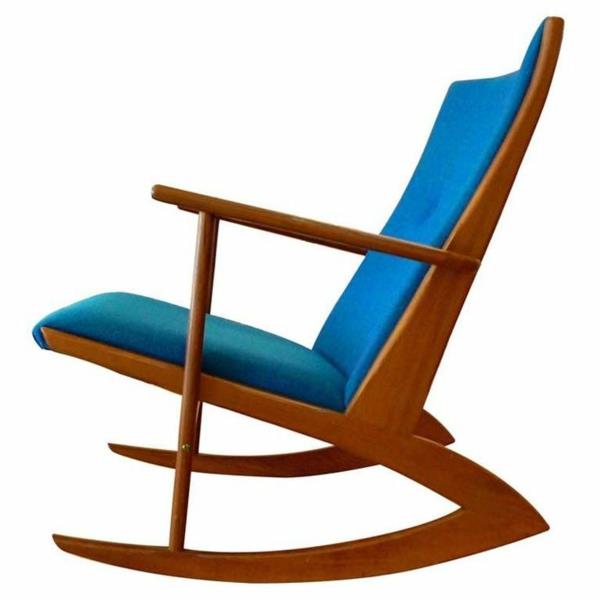 Skandinaaviset huonekalut Georg Jensen, tanskalainen Teak Rocker