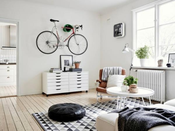 skandinaaviset huonekalut polkupyörän seinäkoriste moderni