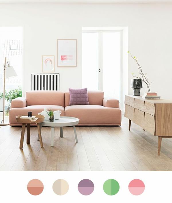 Skandinaaviset huonekalut verkossa yhdistävät värit