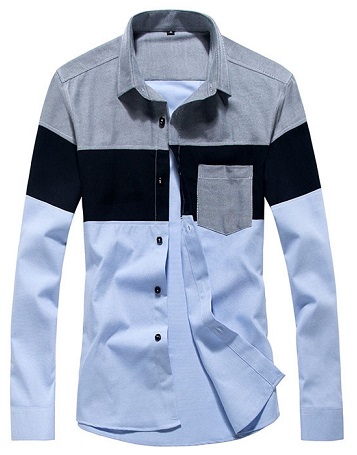 Patchwork Slim Fit ing