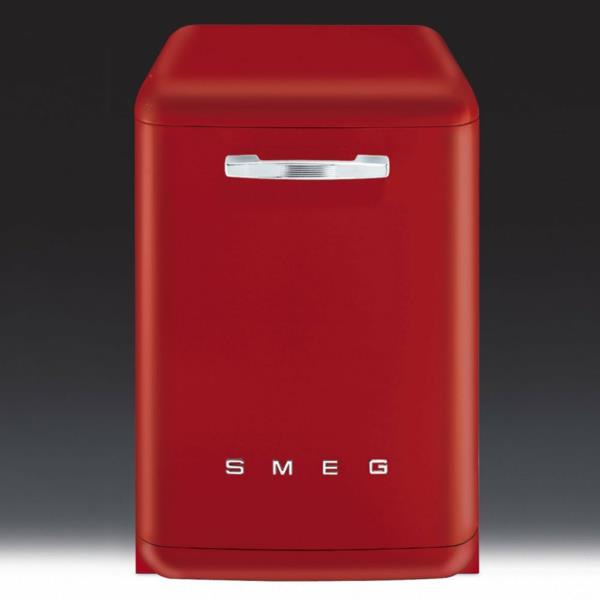 smeg jääkaappi tyylikäs punainen pieni malli