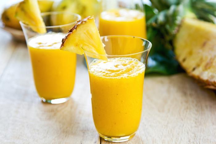 smoothie reseptit ananas terveellistä