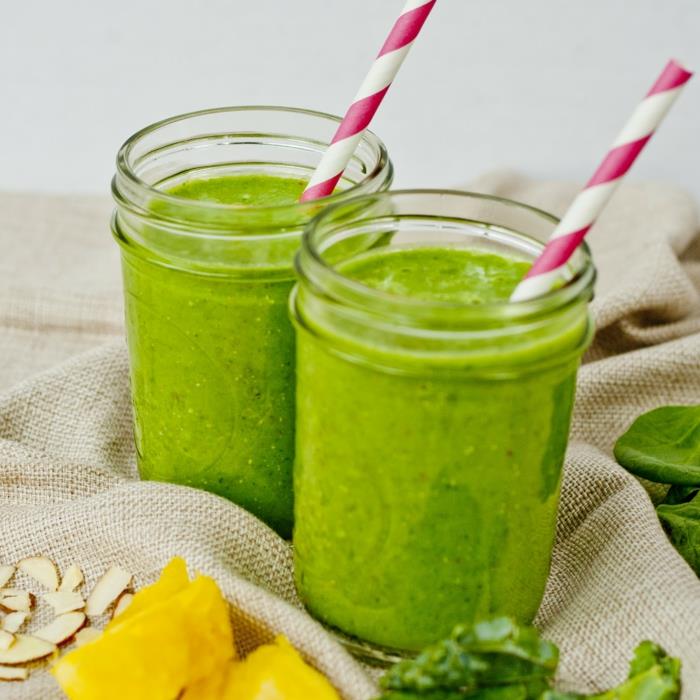 smoothie -reseptit vihreä terveellinen energisoiva
