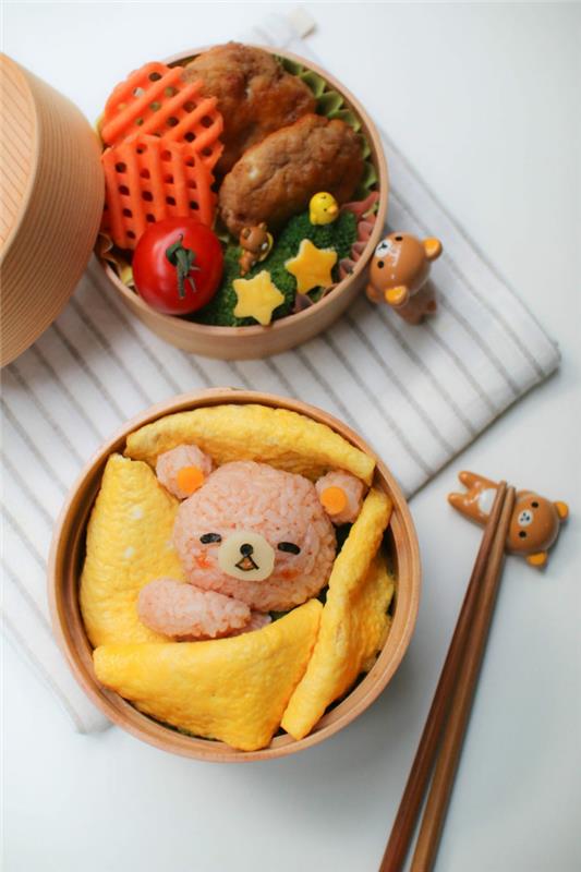 välipalaideoita rilakkuma bento -riisiruoan resepti