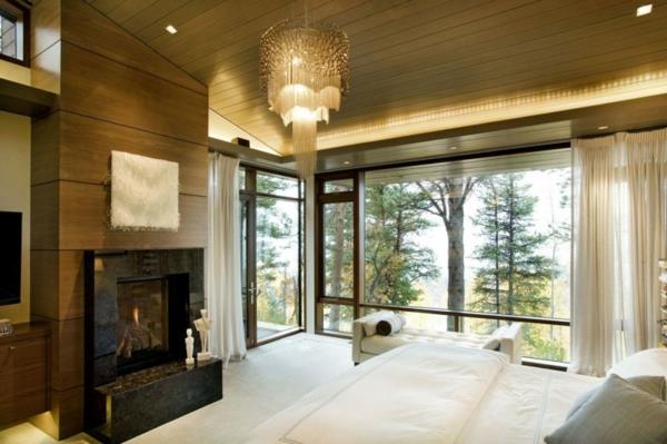 kiinteä talon suunnittelu colorado talvi valkoinen vuodevaatteet makuuhuone