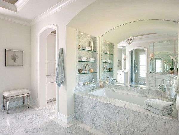 kylpylä kylpyhuoneen modernit suunnitteluideat