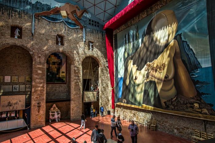 espanja maamerkit museo dali figueres surrealistinen taide