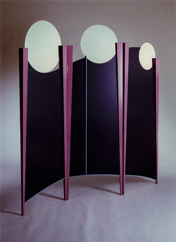 näytön moderni muotoilu violetti peili
