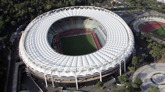 urheilu matkailu rooma olimpia stadion jalkapallo