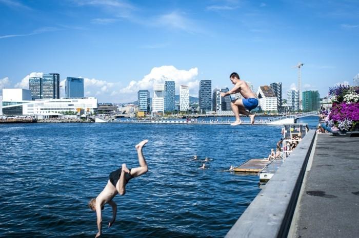 hypätä veteen-osloon