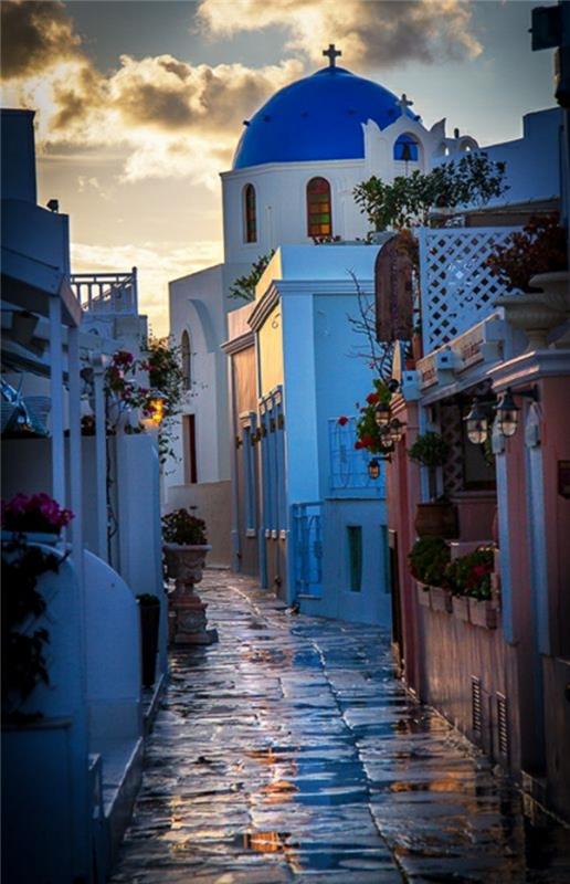 matkakohteet eurooppa santorini kreikka