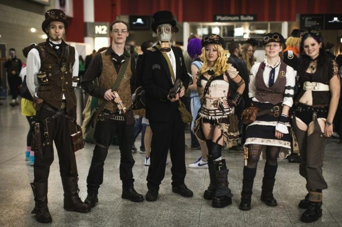 steampunk vaatteet naisten miesten muoti