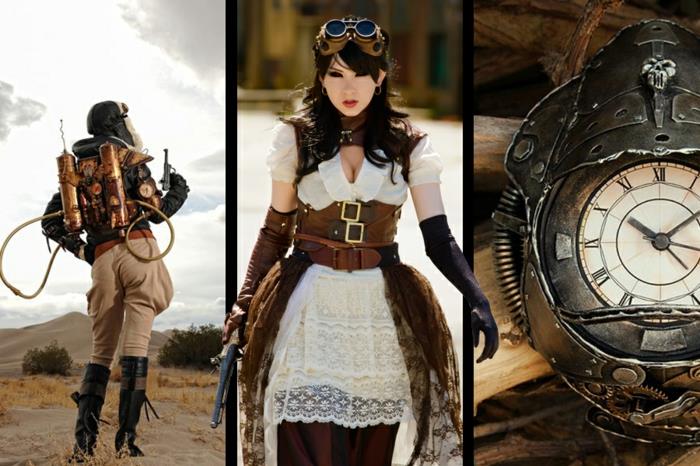 steampunk vaatteet naisten vaatteet mekaniikka fashioin