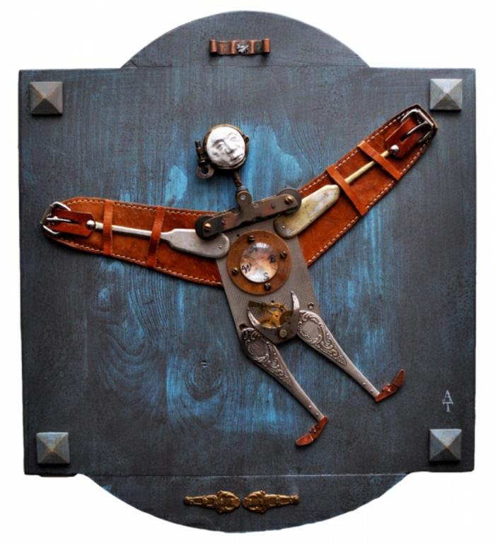 steampunk taidekokoelma ikarus