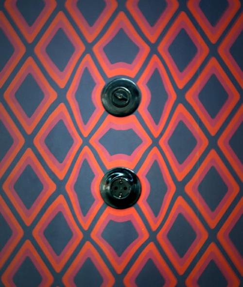 Pistorasiat timantin muotoinen punainen sininen musta klassinen pyöreä surrealistinen taustakuva