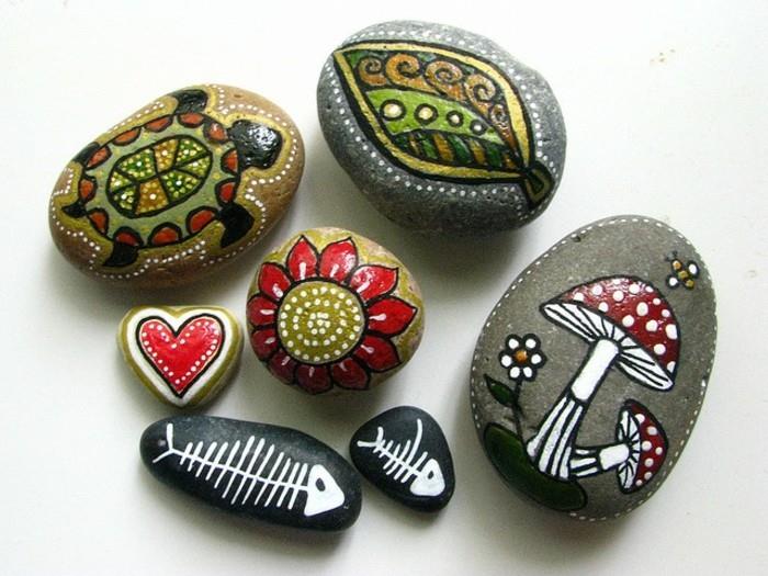Koristele kivet väreillä Malideen -sienet kilpikonnalehdet