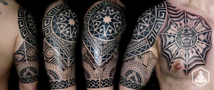 tähti motiivi maori tatuointi ideoita miehet tatuointi
