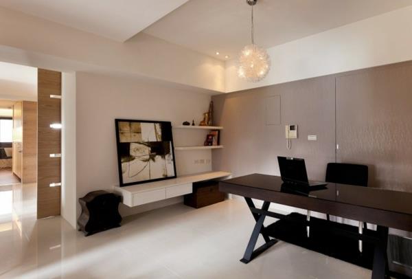 tyylikäs moderni minimalistinen sisustusidea olohuoneen design -valaisin