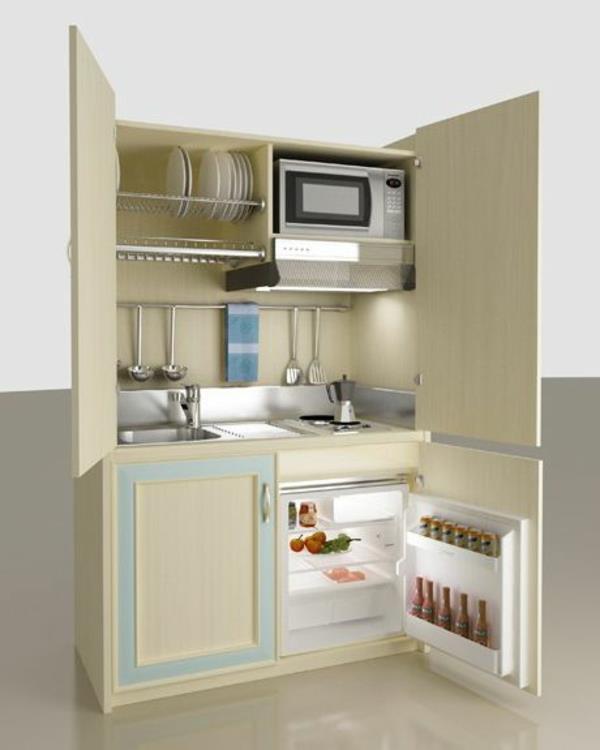 modulaariset keittiösuunnitteluideat keittiö jääkaappi mikroaaltouuni