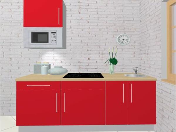 moduuli keittiökalusteiden suunnitteluideoita keittiö punainen