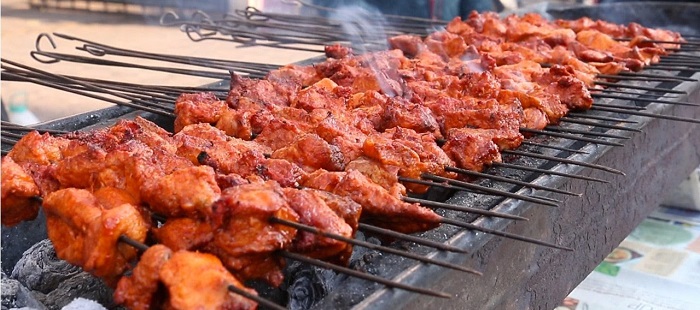 Ikke-grønt Street Foods i Chandigarh