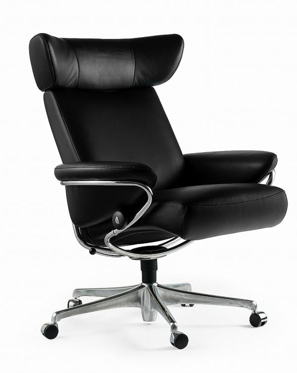 stressitön talo asunto tuolit nojatuolit nahkaverhoilu ergonominen