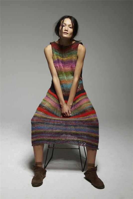 neulottu mekot naisten muoti talvimekot naisten Rachel Rutt design
