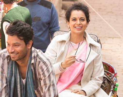 Kangana Ranaut Saree i Tanu Weds Manu