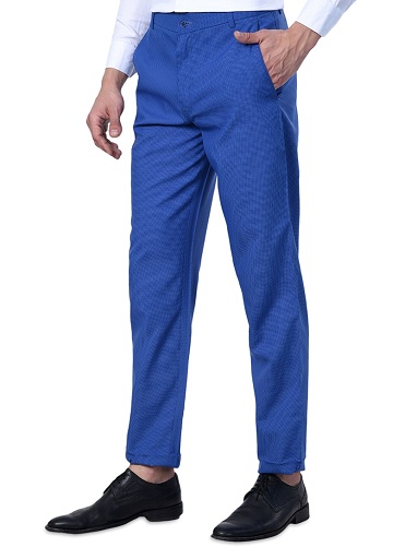 Blå formelle bukser