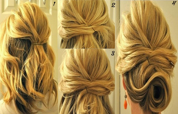 Rodet Updo til sommer