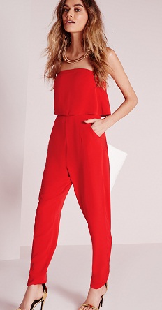 Red Rapture Jumpsuit til damer om sommeren