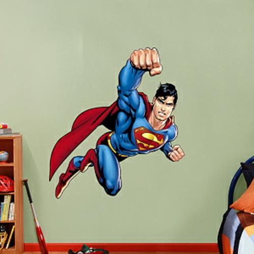 supersankari deco seinätarra supermies