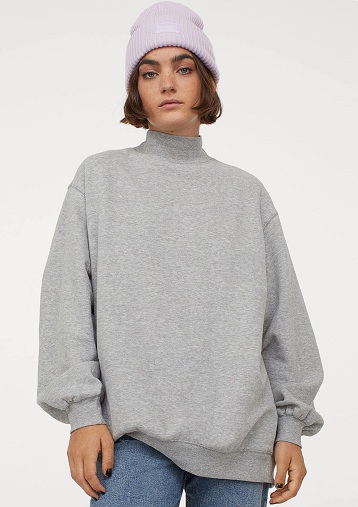 H&M Női túlméretezett pulóver
