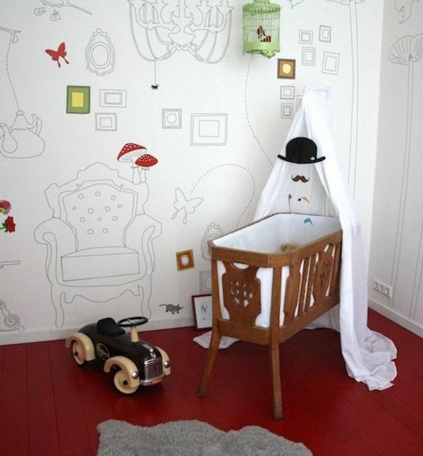 tapetti vauvan huone seinän suunnittelu tapetti kuvio kuvia kuvakehys ääriviivat