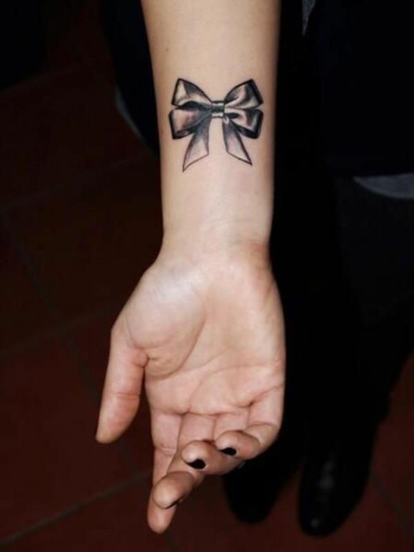 tatuointi ranne nivel inspiraatiota musta rusetti motiiveja