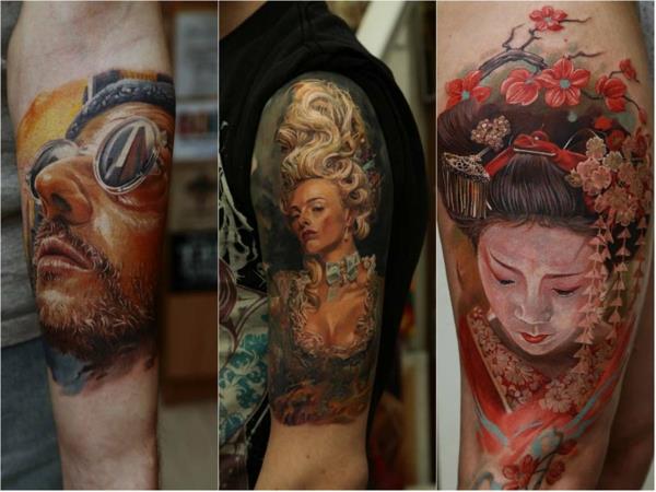 tatuointi motiiveja olkavarren elokuvahahmo