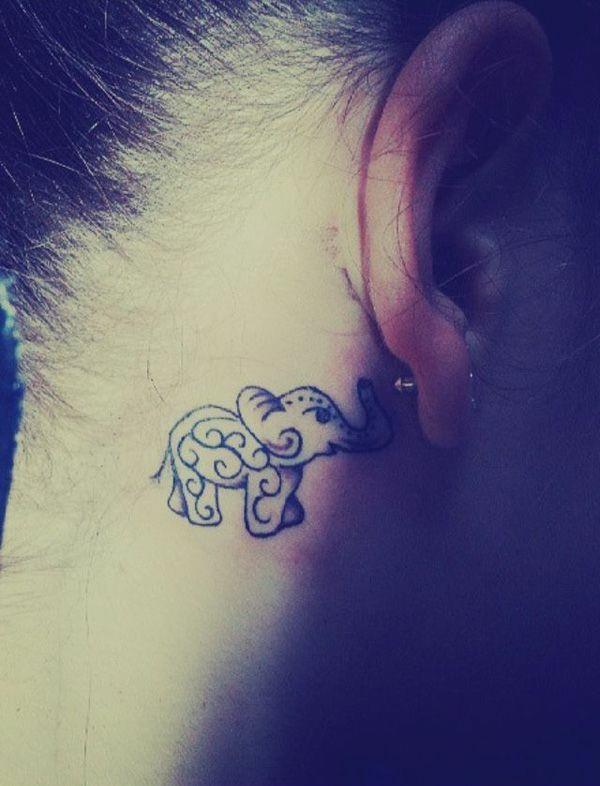 tatuointi korvatatuoinnit naisten norsu